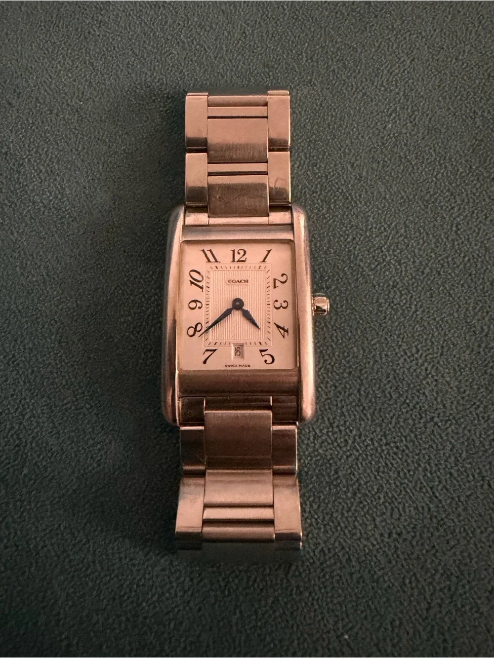Coach silver watch
